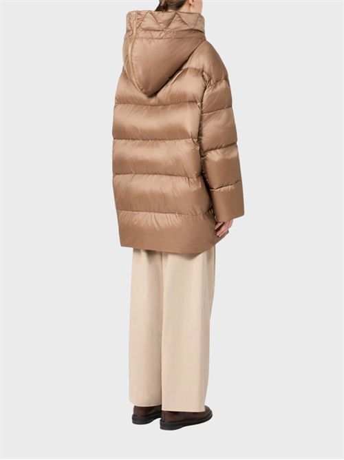 Short hooded quilted padded jacket MAX MARA THE CUBE | 2629486045600009